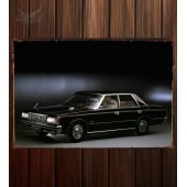 Металлическая табличка Toyota Crown Super Saloon 4-door Hardtop (MS110)